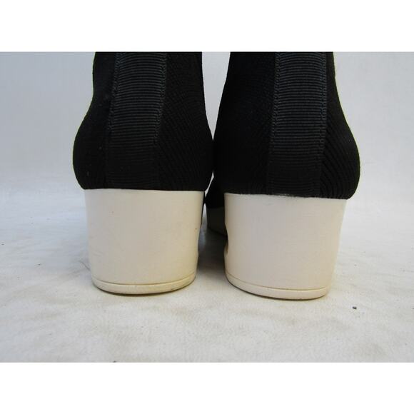 DKNY Womens Size 8 M Black Wedge Ankle Fashion Boots Bootie - Picture 8 of 11